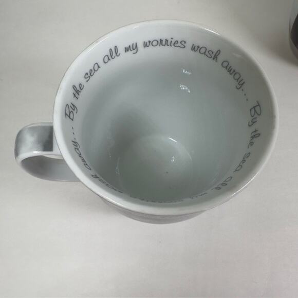 Creative Tops, By The Sea Coffee Mugs/Cups Set of 2 Beach Cottage Outdoors - Picture 12 of 14